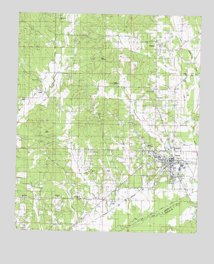 Eupora, MS USGS Topographic Map