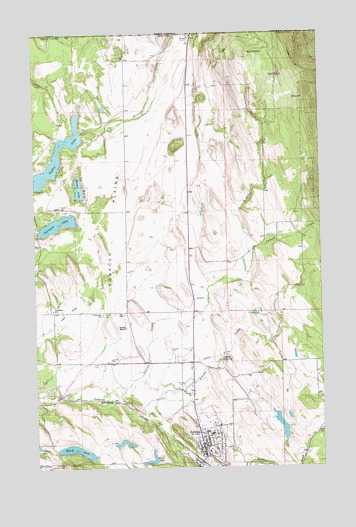 Eureka North, MT USGS Topographic Map