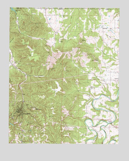 Eureka Springs, AR USGS Topographic Map