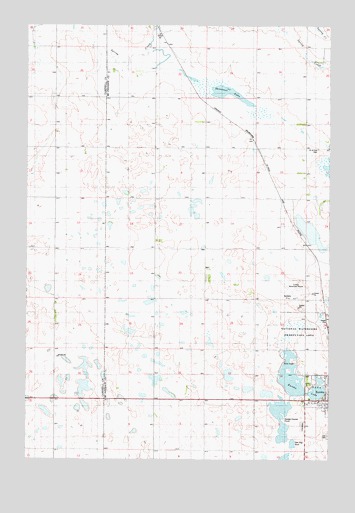 Eureka West, SD USGS Topographic Map