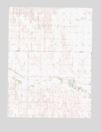 Eustis, NE USGS Topographic Map