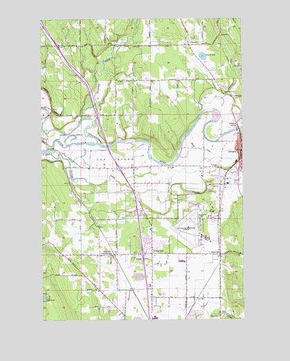 Arlington West, WA USGS Topographic Map