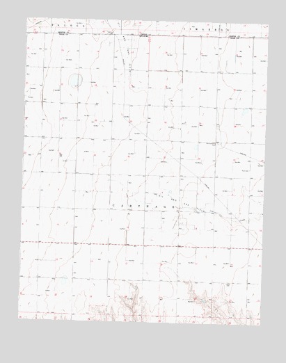 Eva NE, OK USGS Topographic Map