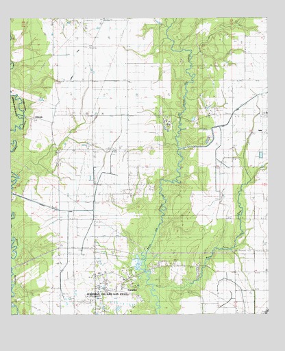 Evangeline, LA USGS Topographic Map