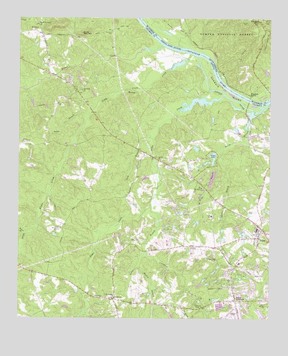 Evans, GA USGS Topographic Map