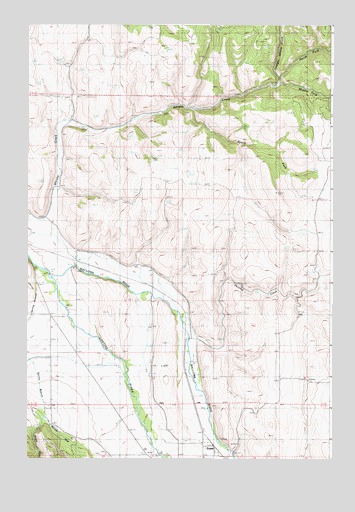 Evans, OR USGS Topographic Map