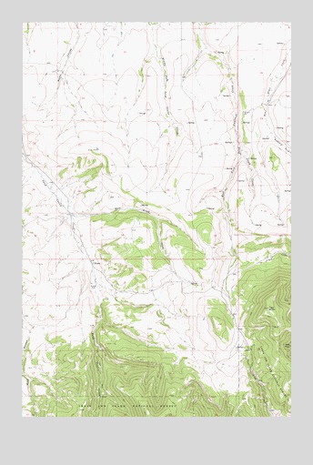 Evans, MT USGS Topographic Map