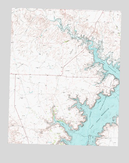 Evans Canyon, TX USGS Topographic Map