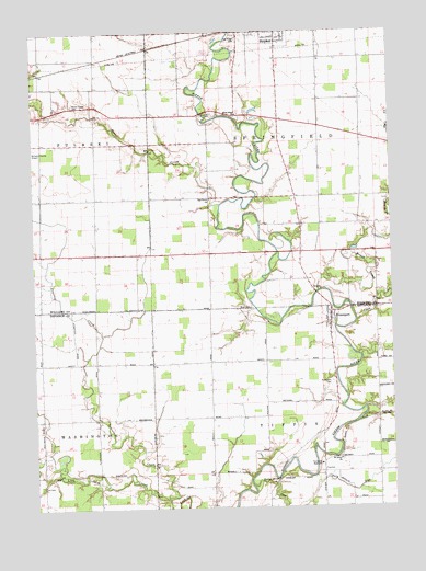 Evansport, OH USGS Topographic Map