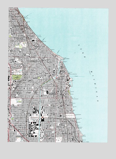 Evanston, IL USGS Topographic Map