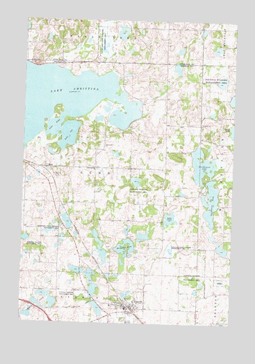 Evansville, MN USGS Topographic Map