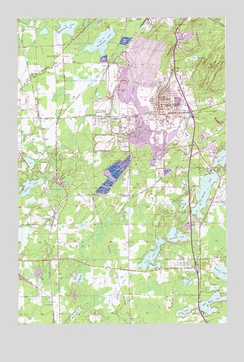 Eveleth, MN USGS Topographic Map