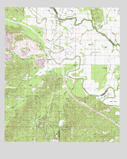 Evelyn, LA USGS Topographic Map