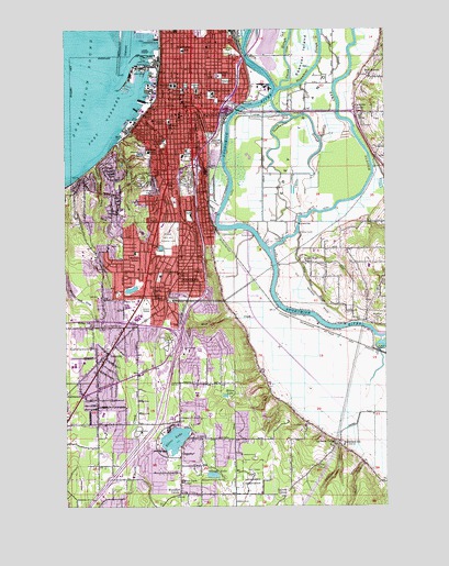 Everett, WA USGS Topographic Map