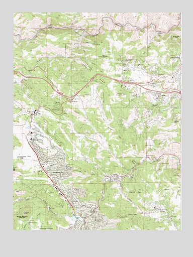 Evergreen, CO USGS Topographic Map