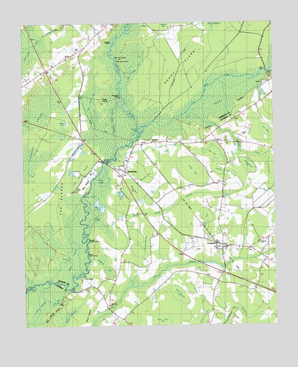 Evergreen, NC USGS Topographic Map