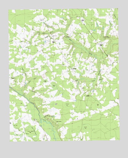 Evergreen, SC USGS Topographic Map
