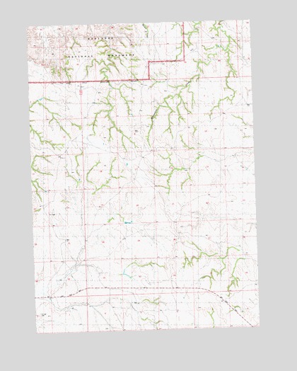 Evergreen NE, SD USGS Topographic Map