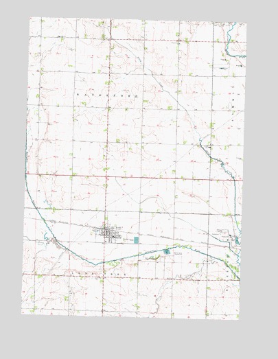 Everly, IA USGS Topographic Map