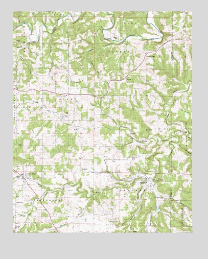 Everton, AR USGS Topographic Map