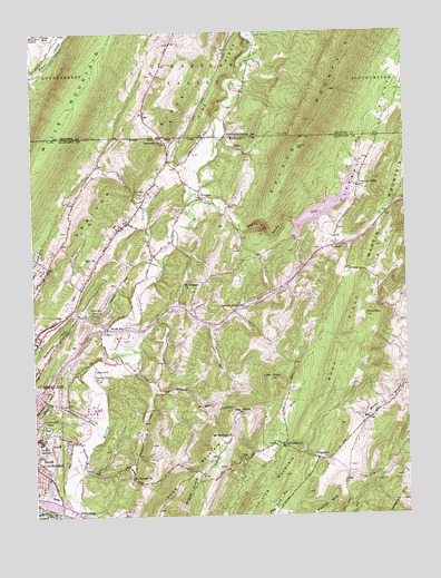 Evitts Creek, MD USGS Topographic Map