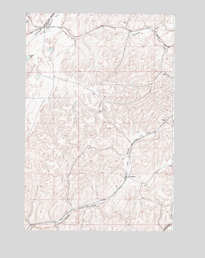 Ewan, WA USGS Topographic Map