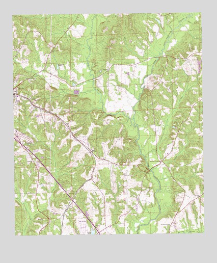 Ewell, AL USGS Topographic Map
