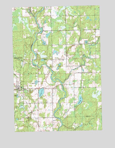 Exeland, WI USGS Topographic Map