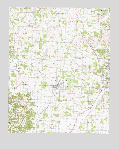 Exeter, MO USGS Topographic Map