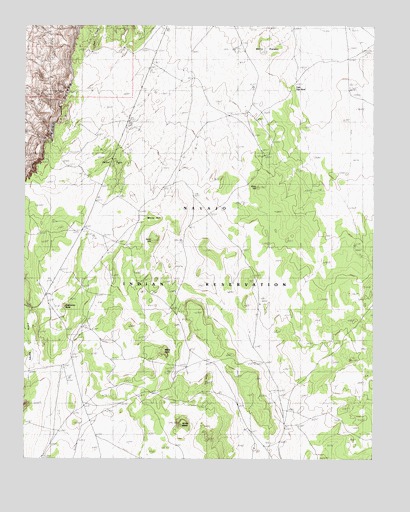 Explosive Rock, AZ USGS Topographic Map