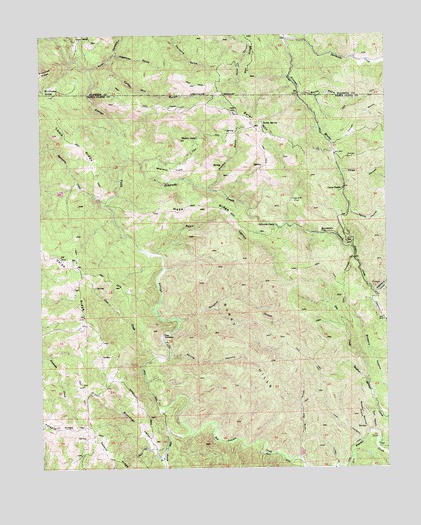 Eylar Mountain, CA USGS Topographic Map