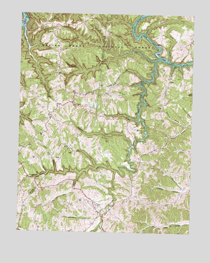 Ezel, KY USGS Topographic Map
