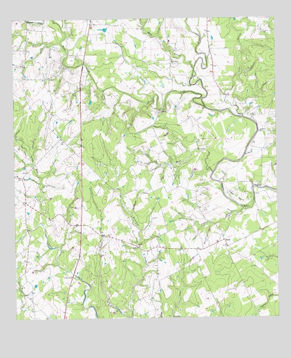 Ezzell, TX USGS Topographic Map