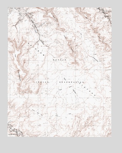 Face Canyon, AZ USGS Topographic Map