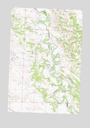 Fail Ranch, MT USGS Topographic Map