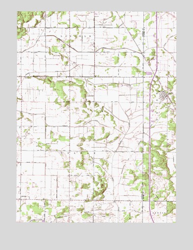 Fair Oaks, IN USGS Topographic Map