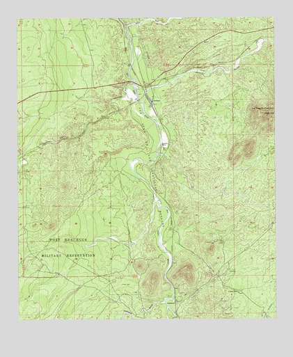 Fairbank, AZ USGS Topographic Map