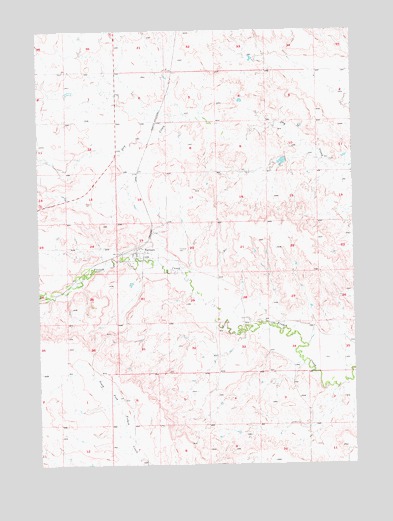 Fairburn, SD USGS Topographic Map