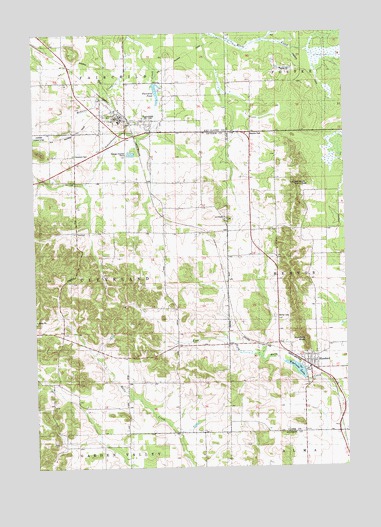Fairchild, WI USGS Topographic Map