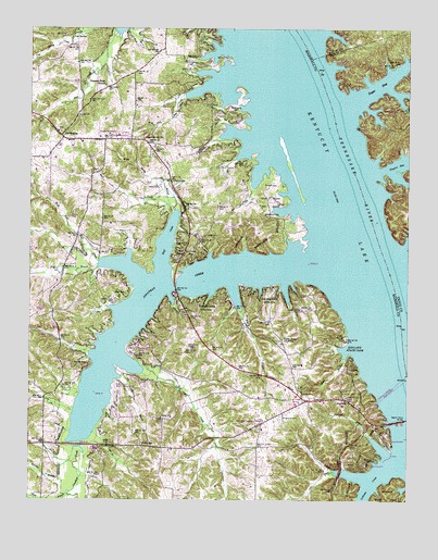 Fairdealing, KY USGS Topographic Map