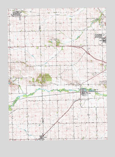 Fairfax, IA USGS Topographic Map