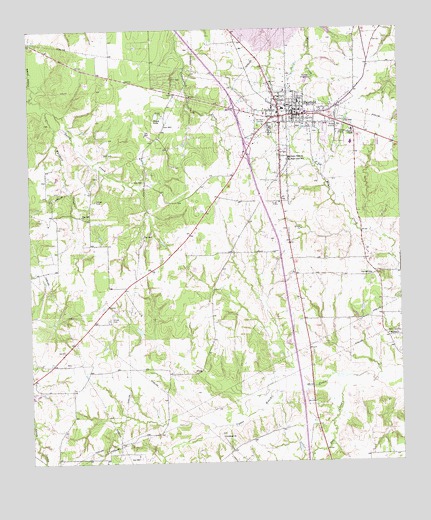 Fairfield, TX USGS Topographic Map
