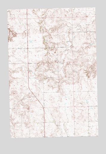 Fairfield, ND USGS Topographic Map