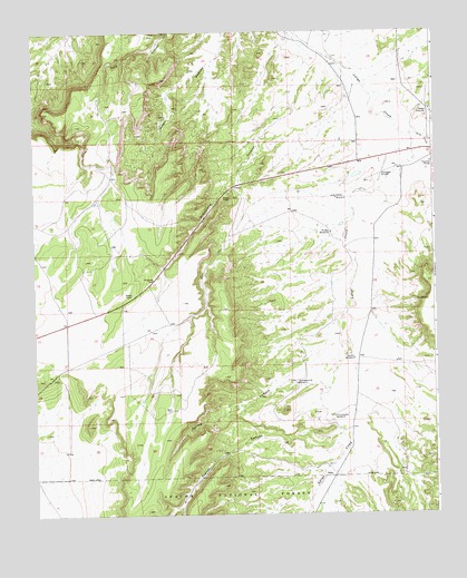 Armstrong Canyon, NM USGS Topographic Map