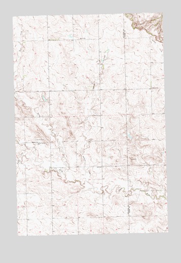 Fairfield SE, ND USGS Topographic Map