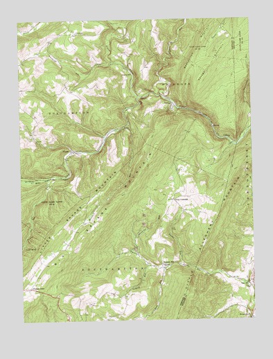 Fairhope, PA USGS Topographic Map