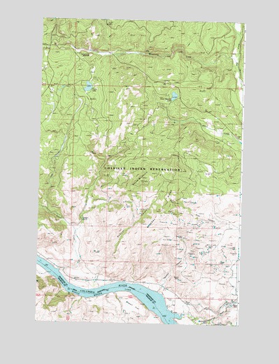 Armstrong Creek, WA USGS Topographic Map