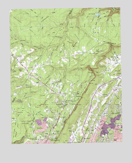 Fairmount, TN USGS Topographic Map