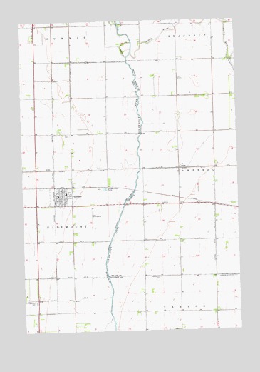 Fairmount, ND USGS Topographic Map