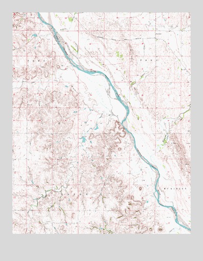 Fairvalley, OK USGS Topographic Map